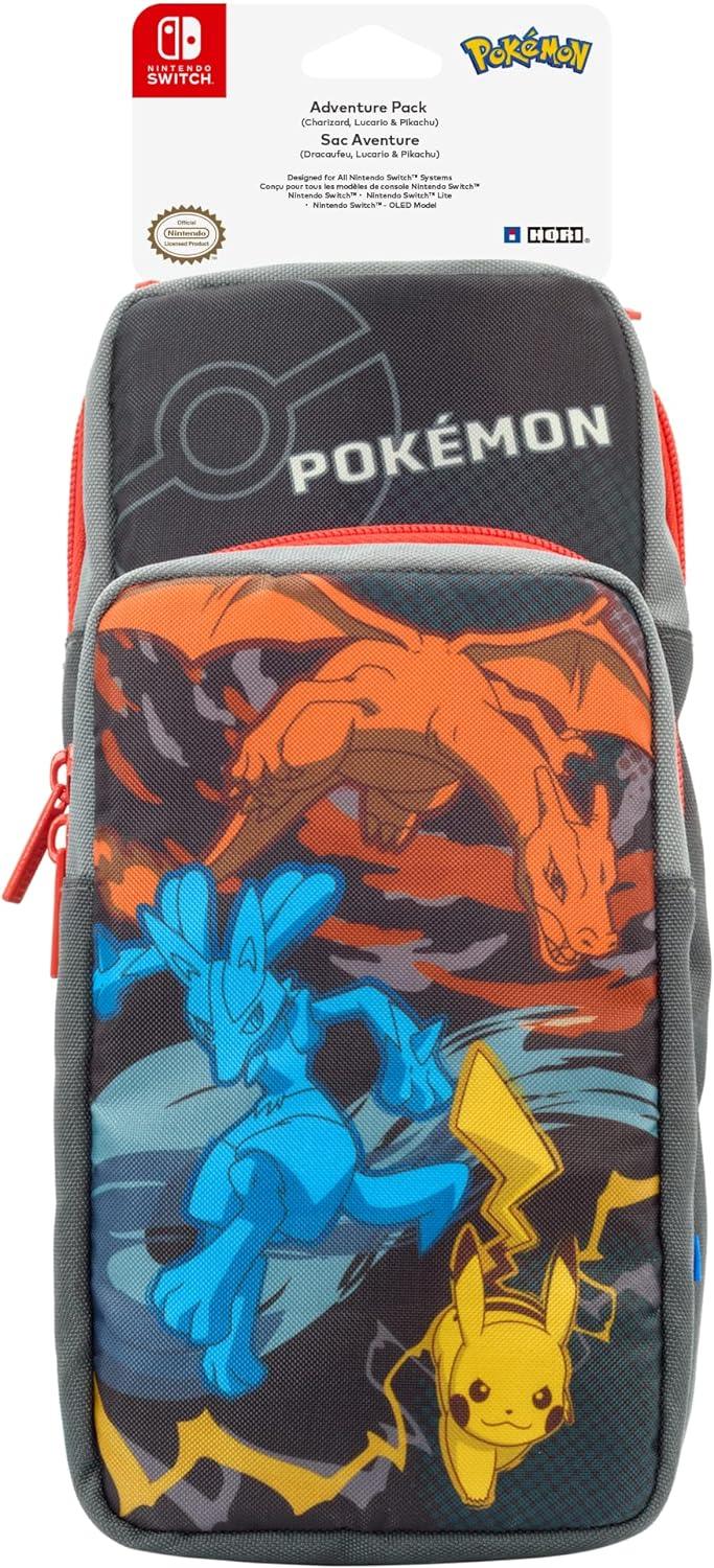 Hori Switch Adventure Pack (Charizard, Lucario & Pikachu)