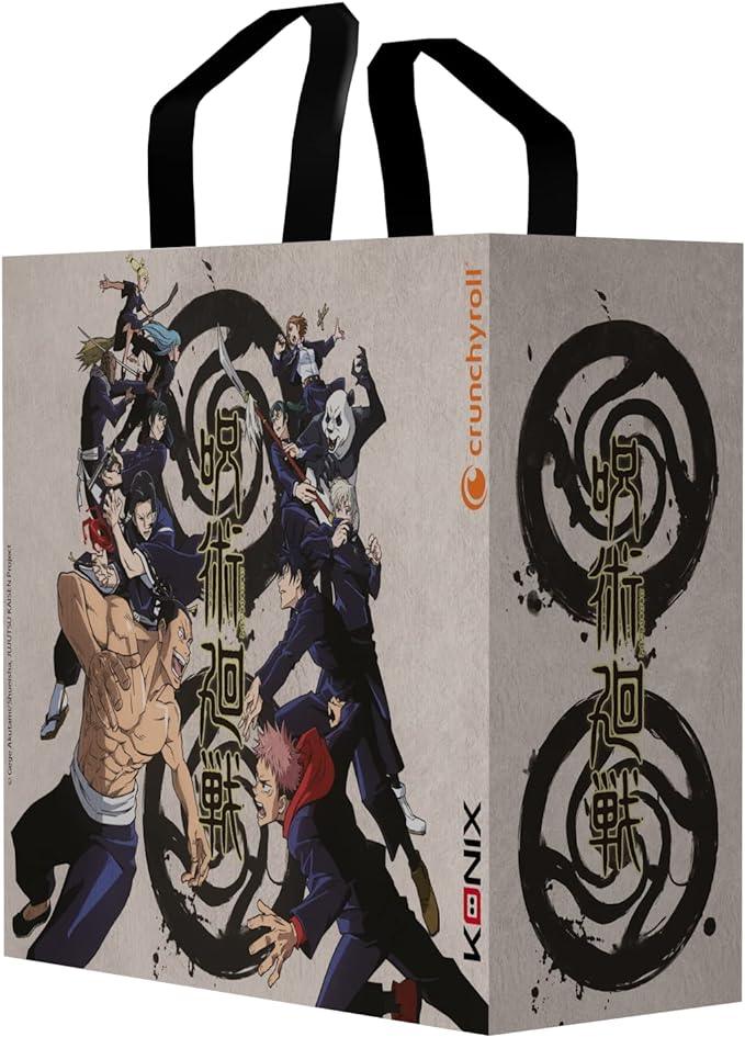 Konix Jujutsu Kaisen Shopping Bag 40 x 45 x 20 cm - Recycled Material - Beige