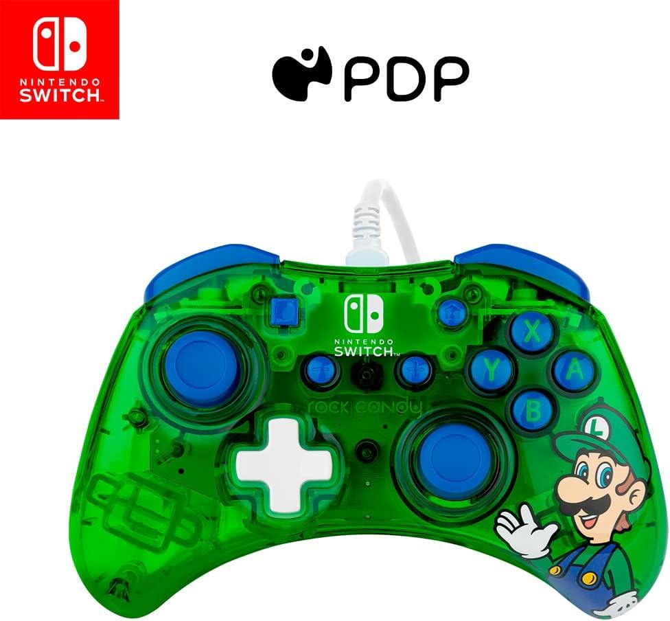 PDP Rock Candy Nintendo Switch Wired Controller - Luigi