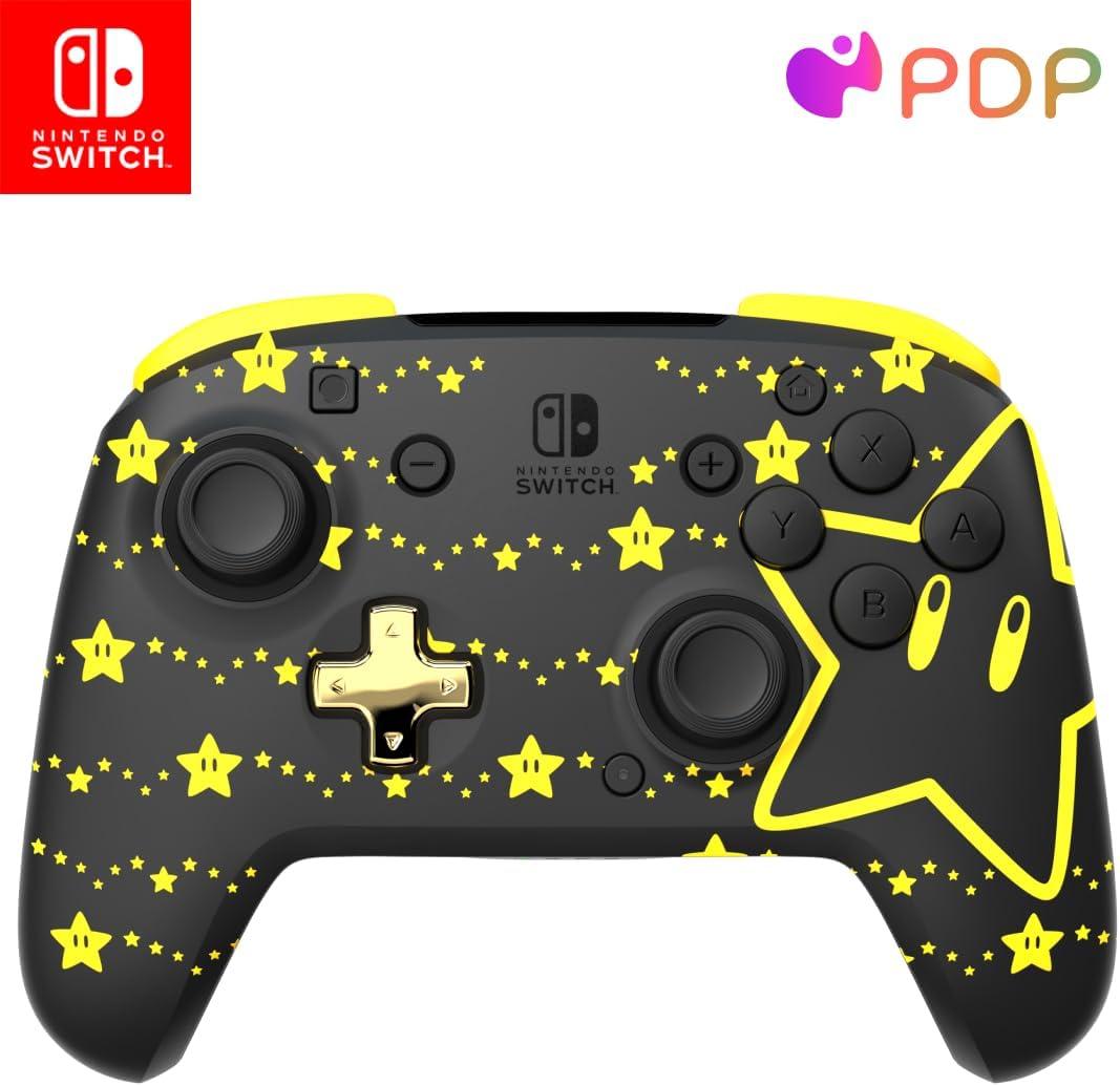 PDP REMATCH GLOW Wireless Controller Mario Stars