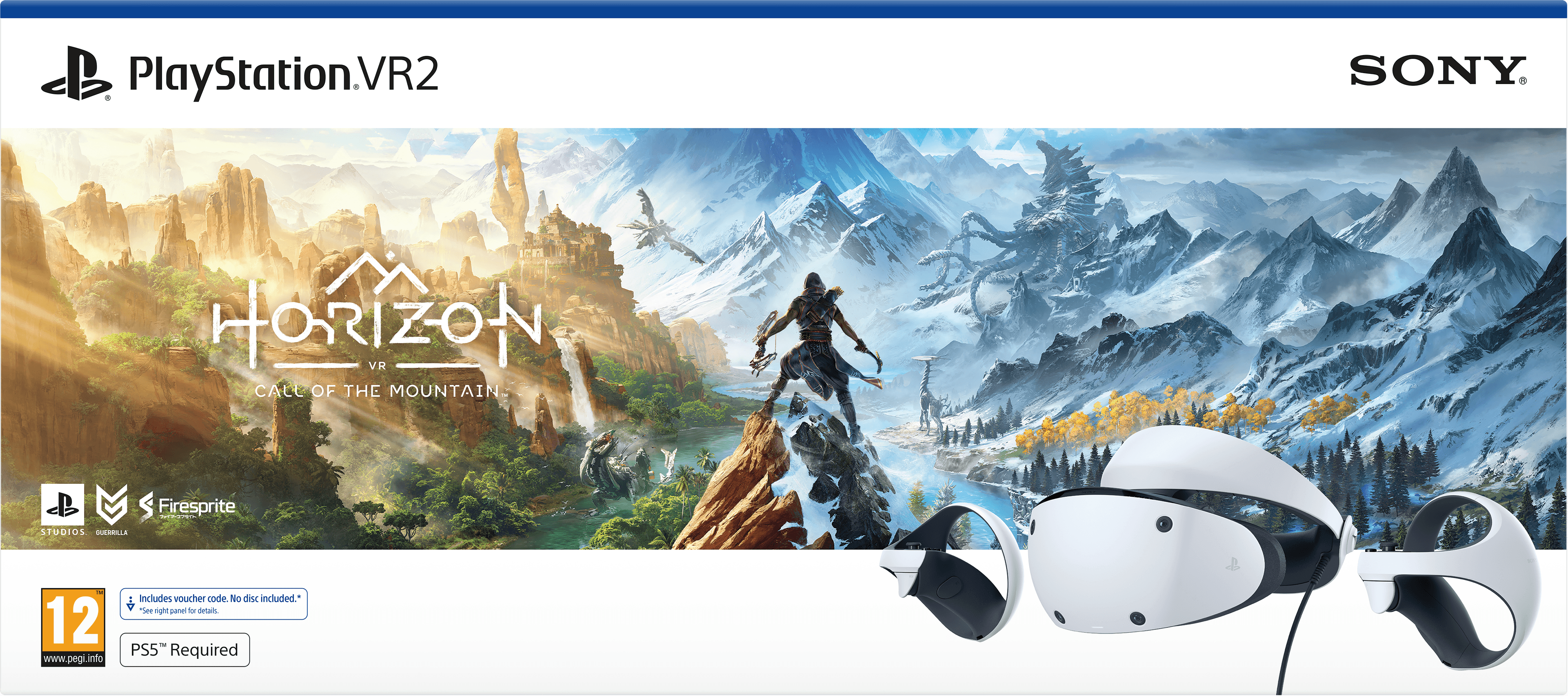 PlayStation VR2 Headset with Horizon Call of the Mountain - Want a New Gadget