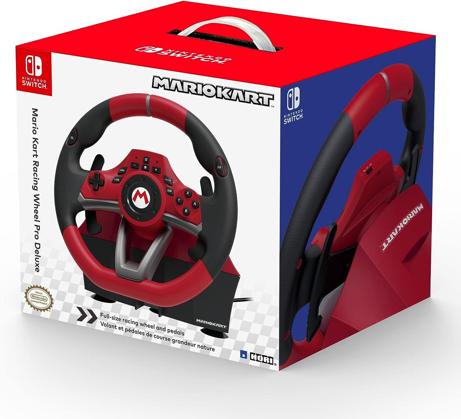 Hori Kart Racing Wheel Pro Deluxe NSW-228U Nintendo Switch/PC